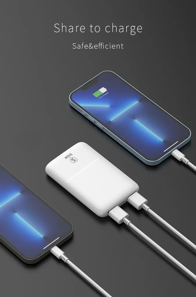 SiGN Ultratunn Powerbank 5000mAh - Vit - 9