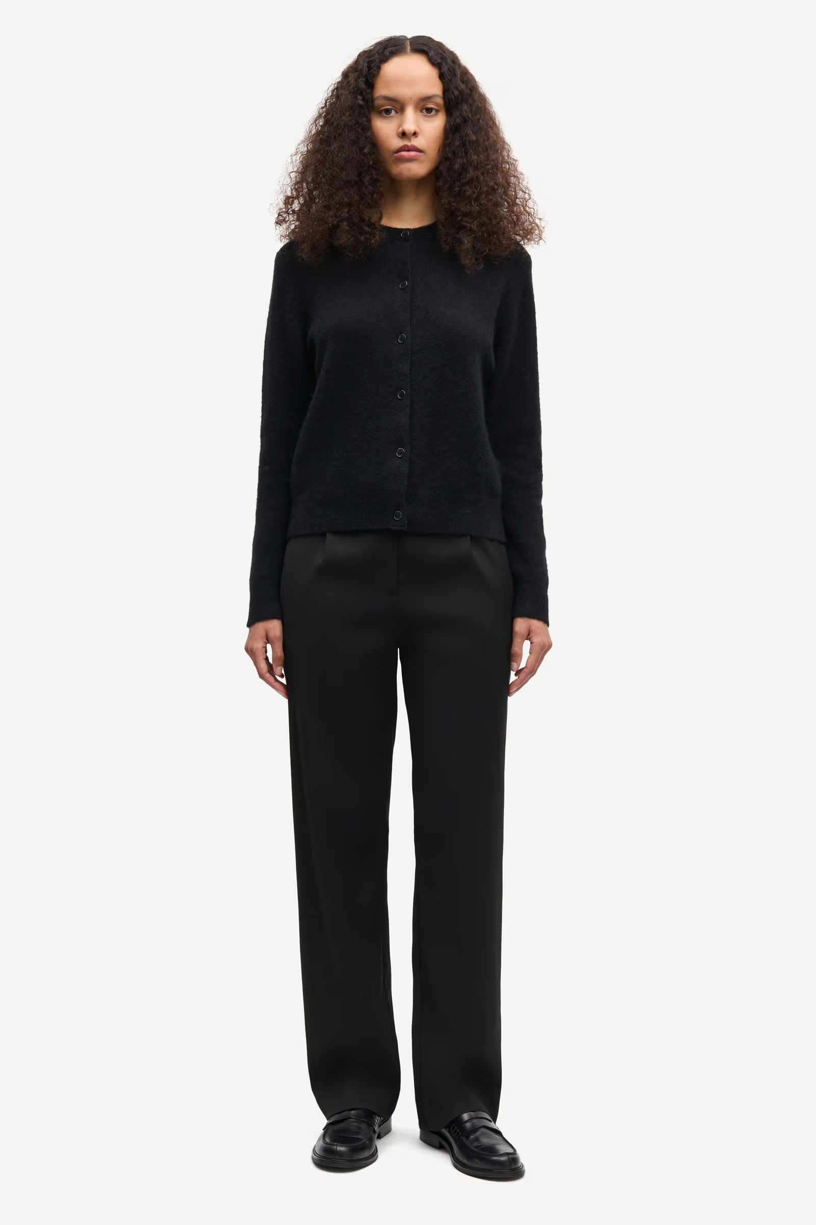 Samsoe Samsoe Nor Short Cardigan Black - 2