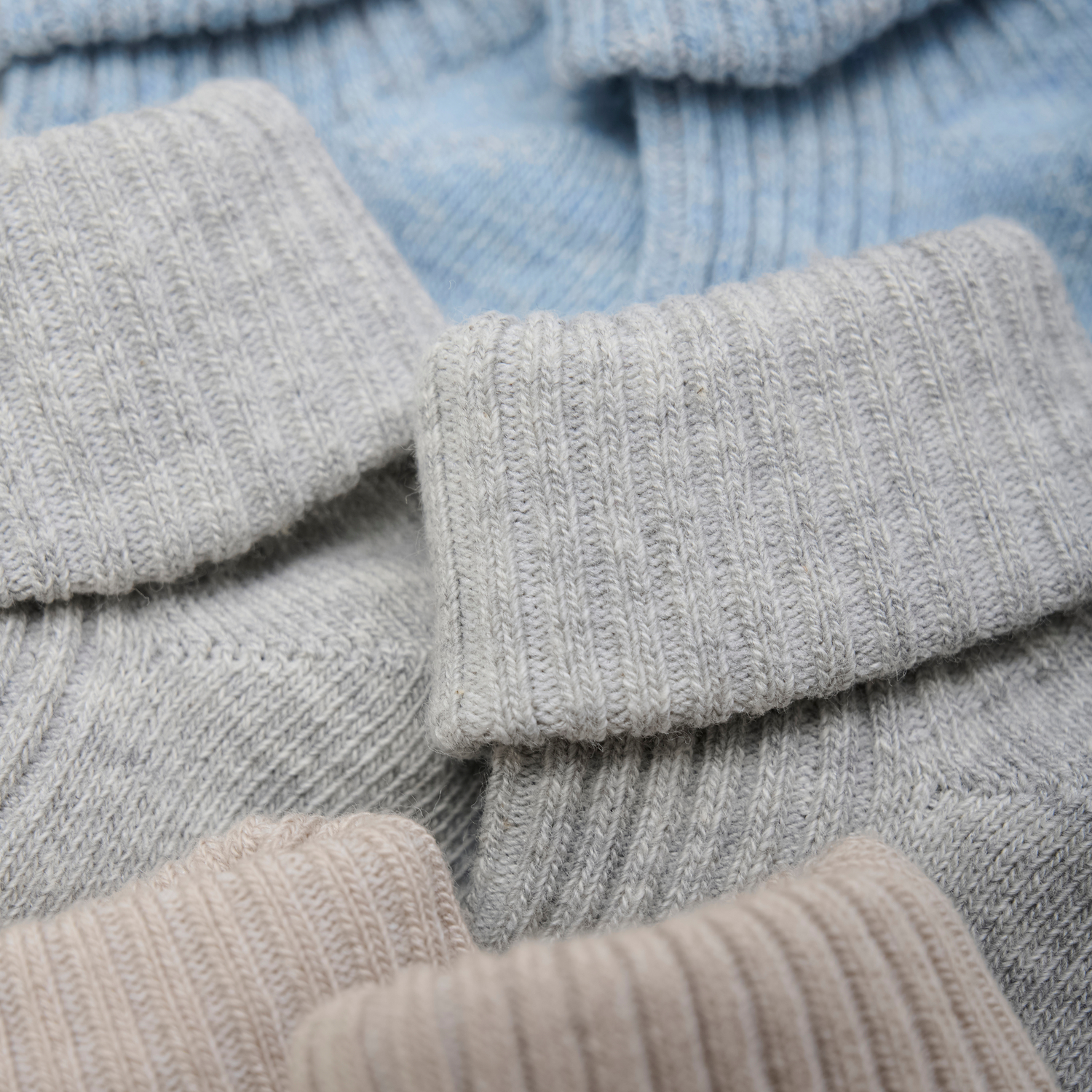 Baby 2x2 rib sock 3-pack Winter Sky - 5
