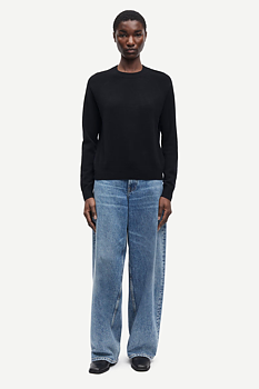 Samsoe Samsoe Boston O-neck Black