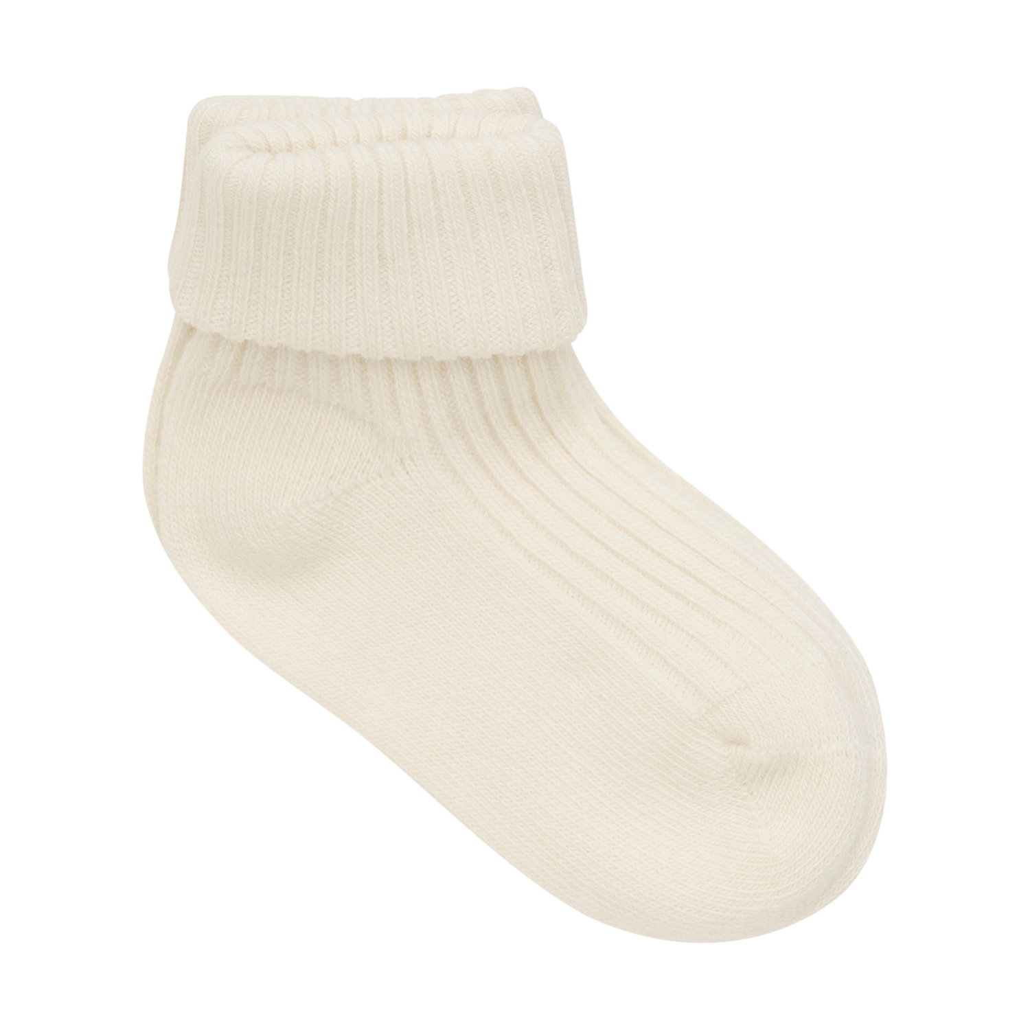 Baby 2x2 rib sock 3-pack Light Taupe - 2
