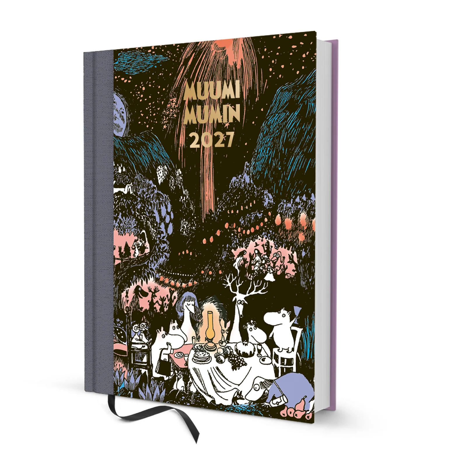 Moomin Comet Weekly Diary 2027 - August Party