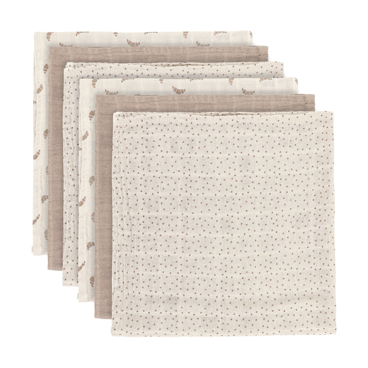 Cloth Muslin 6-pack Snow White - 2