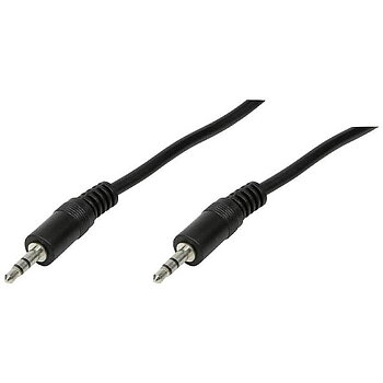 LogiLink Ljudkabel 0.2m (20cm) - Svart - Original