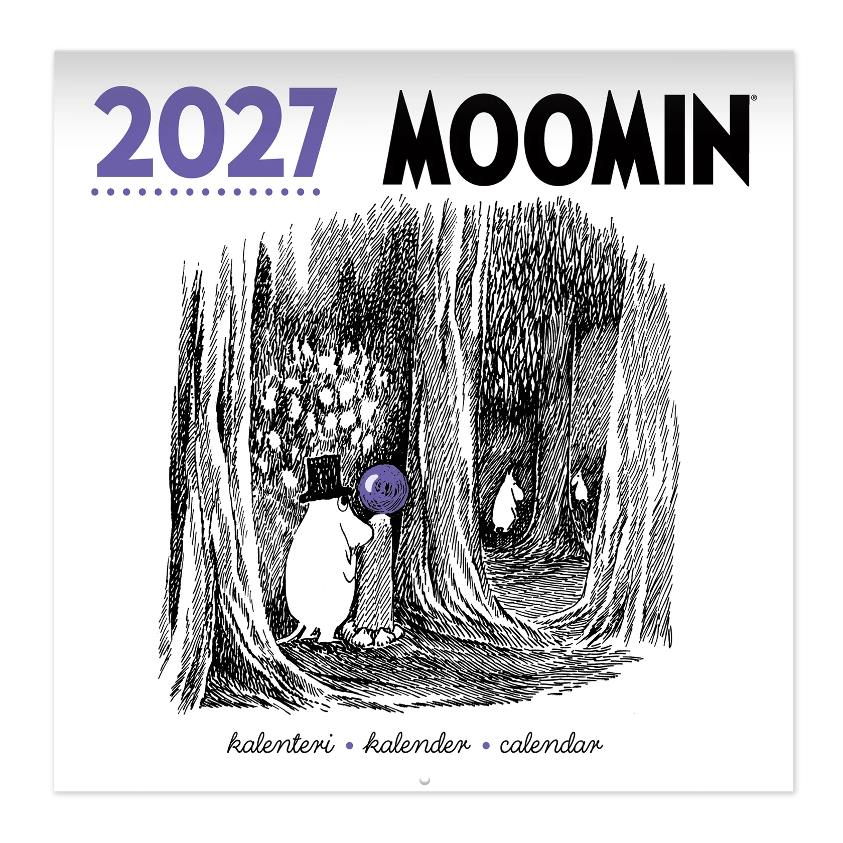 Moomin Wall Calendar 2027 30x30 cm