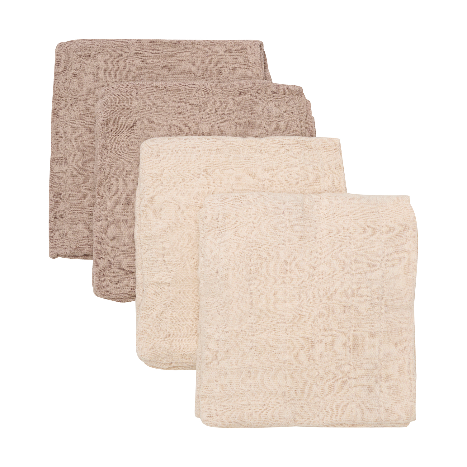 Cloth Muslin solid 4-pack Nomad - 2