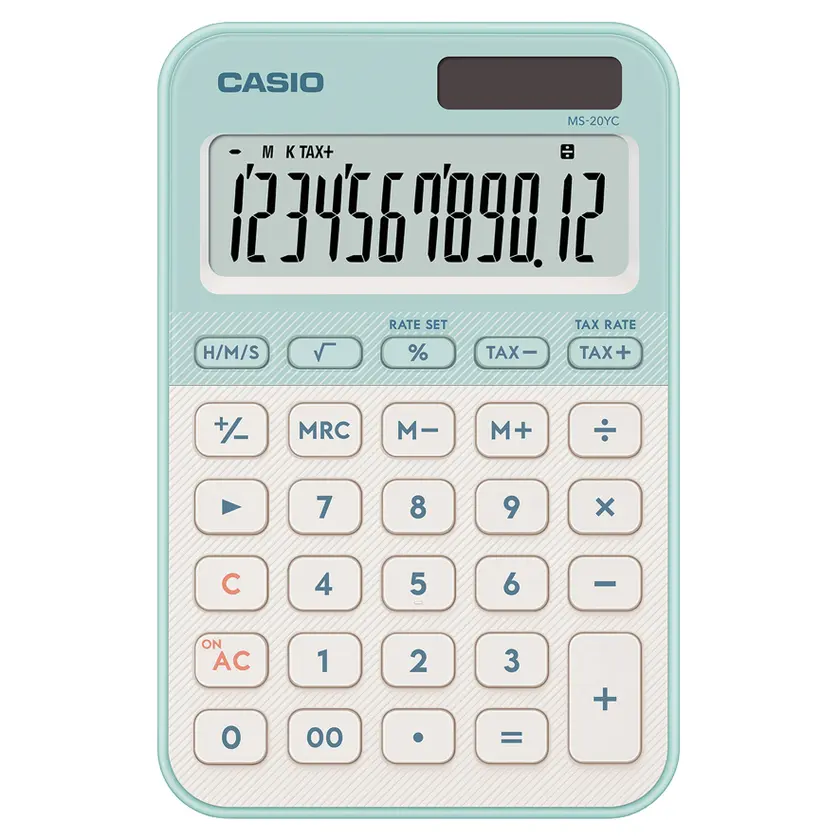 Bordsräknare Casio MS-20YC Grö
