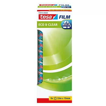 Tejp Eco & Clear 19mmx33m 8/fp