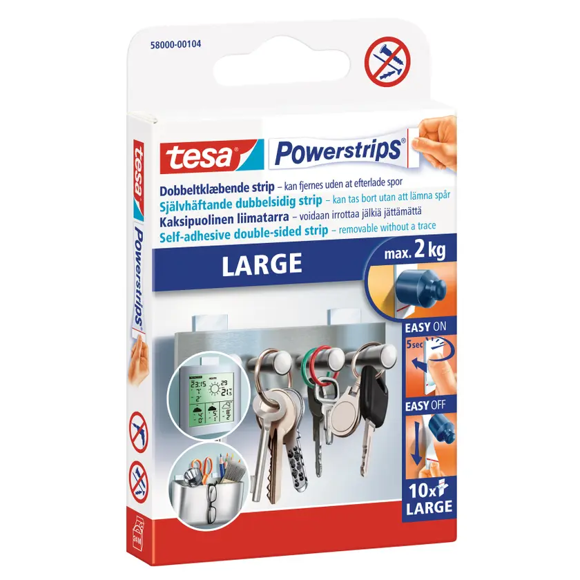 Monteringsstrip Tesa 2kg 10/fp