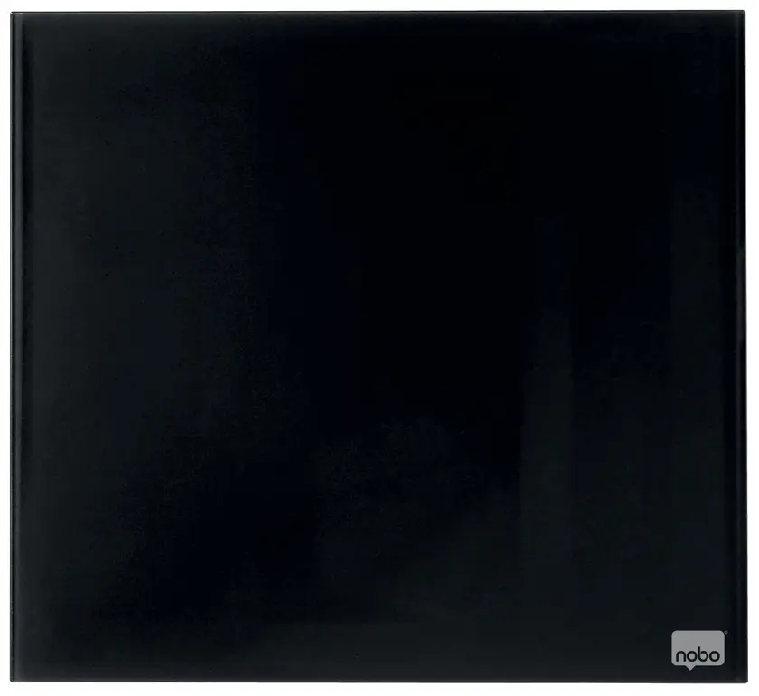 Glastavla 45x45cm svart