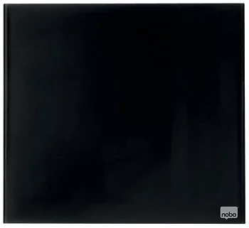 Glastavla 45x45cm svart