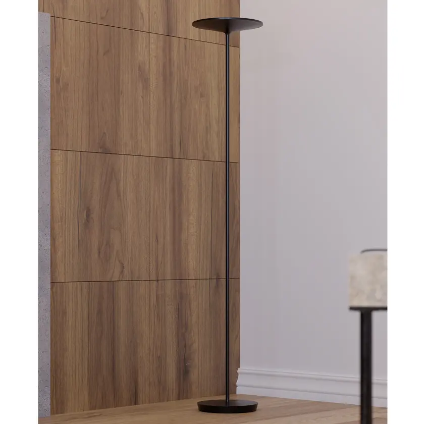 Golvlampa LED SLIM Svart - 3