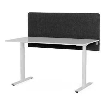 Bordsskärm Selma 140x65 Svart