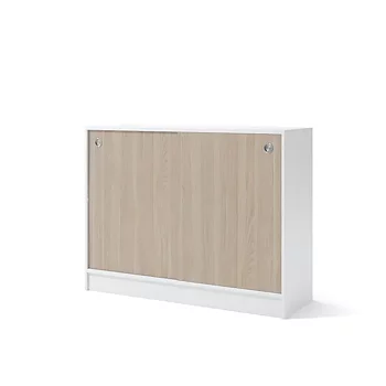 Skåp B1200xD415xH925 Vit/V.ask