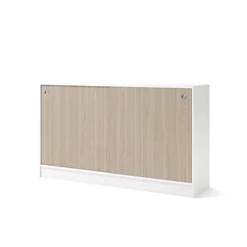 Skåp B1600xD415xH925 Vit/v.ask