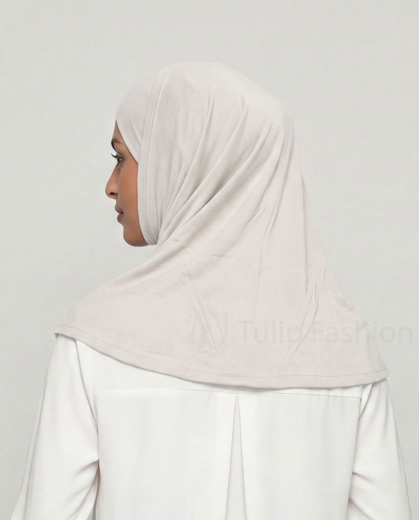 Hijab Al Amira Viskos - Ljusbeige - 3