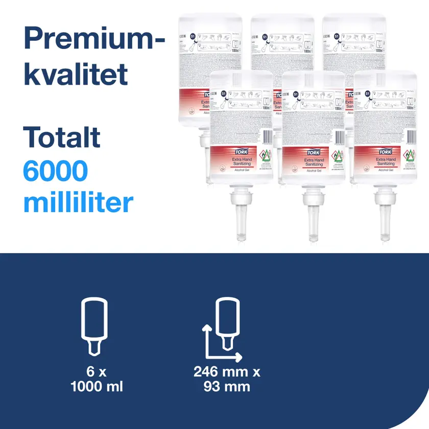 Alcogel S1 82% 1L - 3