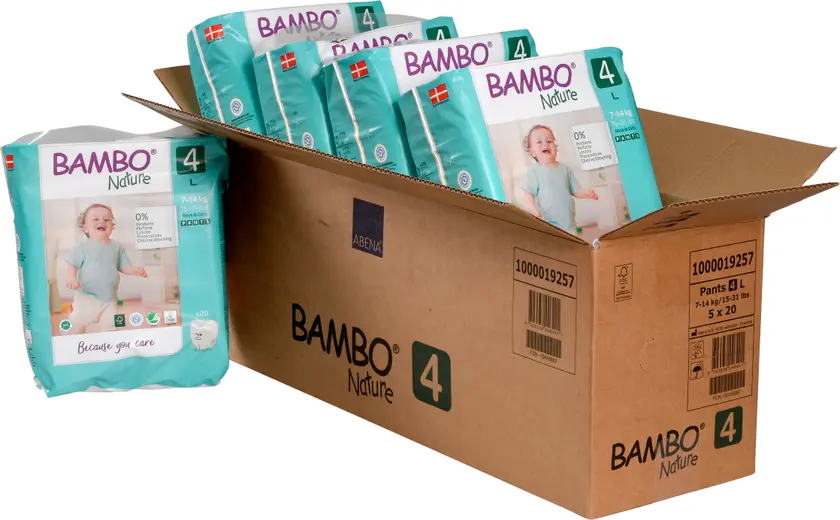 Blöjor Bambo pants 4 7-14kg 20 - 4