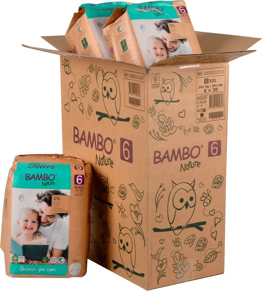 Blöjor Bambo  6,16+ kg  20st - 4