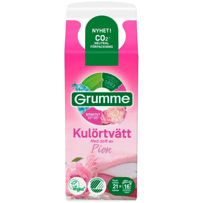 Tvättmedel kulör pion 750ml