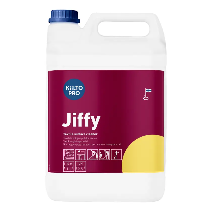 Textilrent fläckbort Jiffy 5L