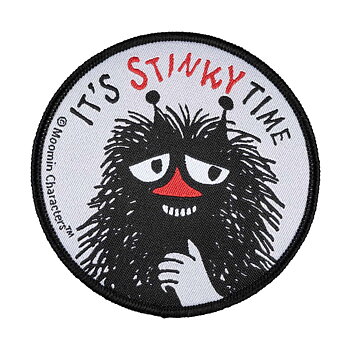 Moomin Stinky Time Fabric Patch