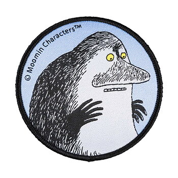 Moomin Groke Time Fabric Patch