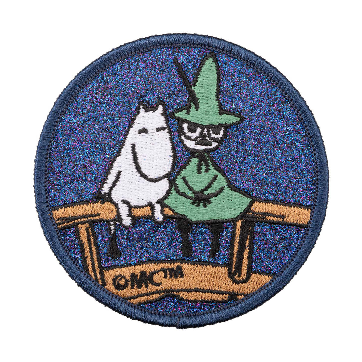 Moomin Bridge Time Fabric Patch