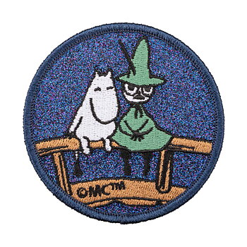 Moomin Bridge Time Fabric Patch