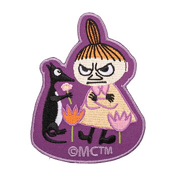Moomin Little My Flower Time Fabric Patch