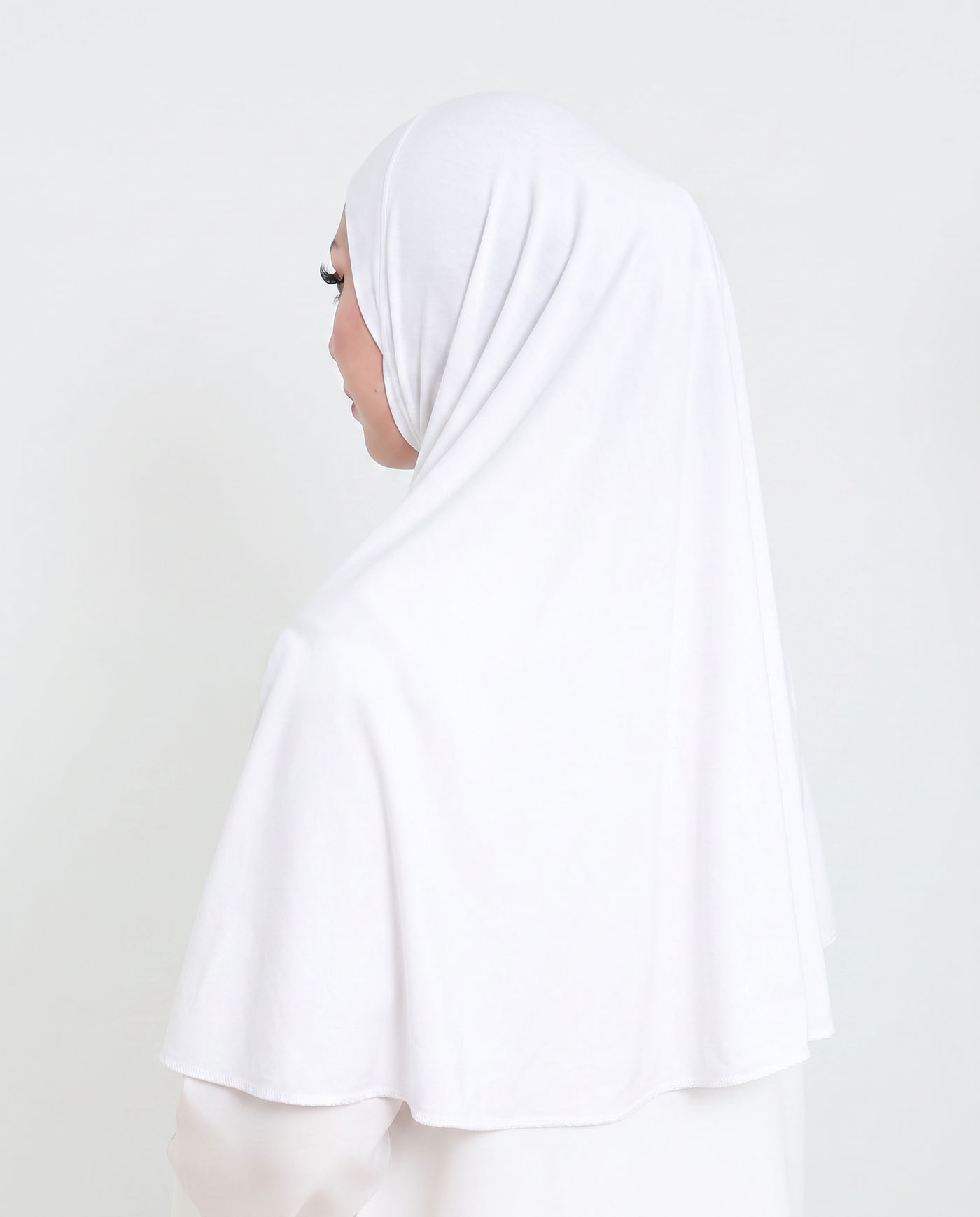 Hijab - Al Amira X-Large - One Piece - White - 3