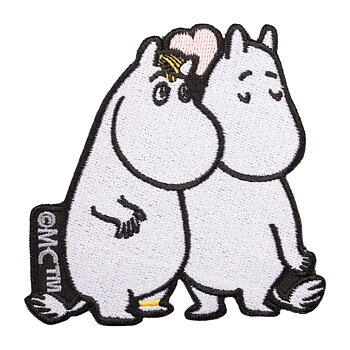 Moomin Friends Time Fabric Patch