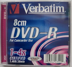 Verbatim  8cm  DVD-R, 1st