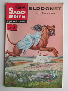 Sagoserien Illustrerade Klassiker 53 Elddonet 1:a uppl Fn-