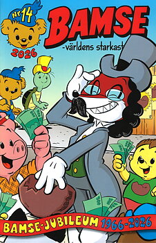 Bamse nr 14 2026, Bamse jubileum 1966-2026, Fremilton: Besökaren från rymden