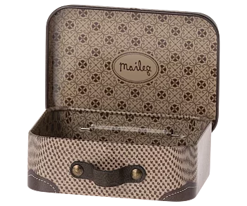 Maileg - Resväska Micro, ljusbrun