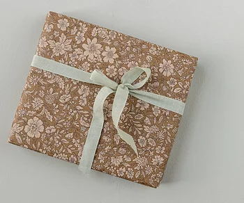 Maileg - Giftwrap, Blossom ocher - 10 m