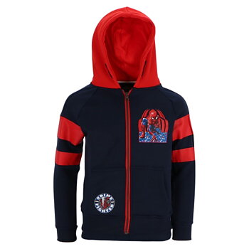 Spiderman Hoodie Barn Svart / Röd