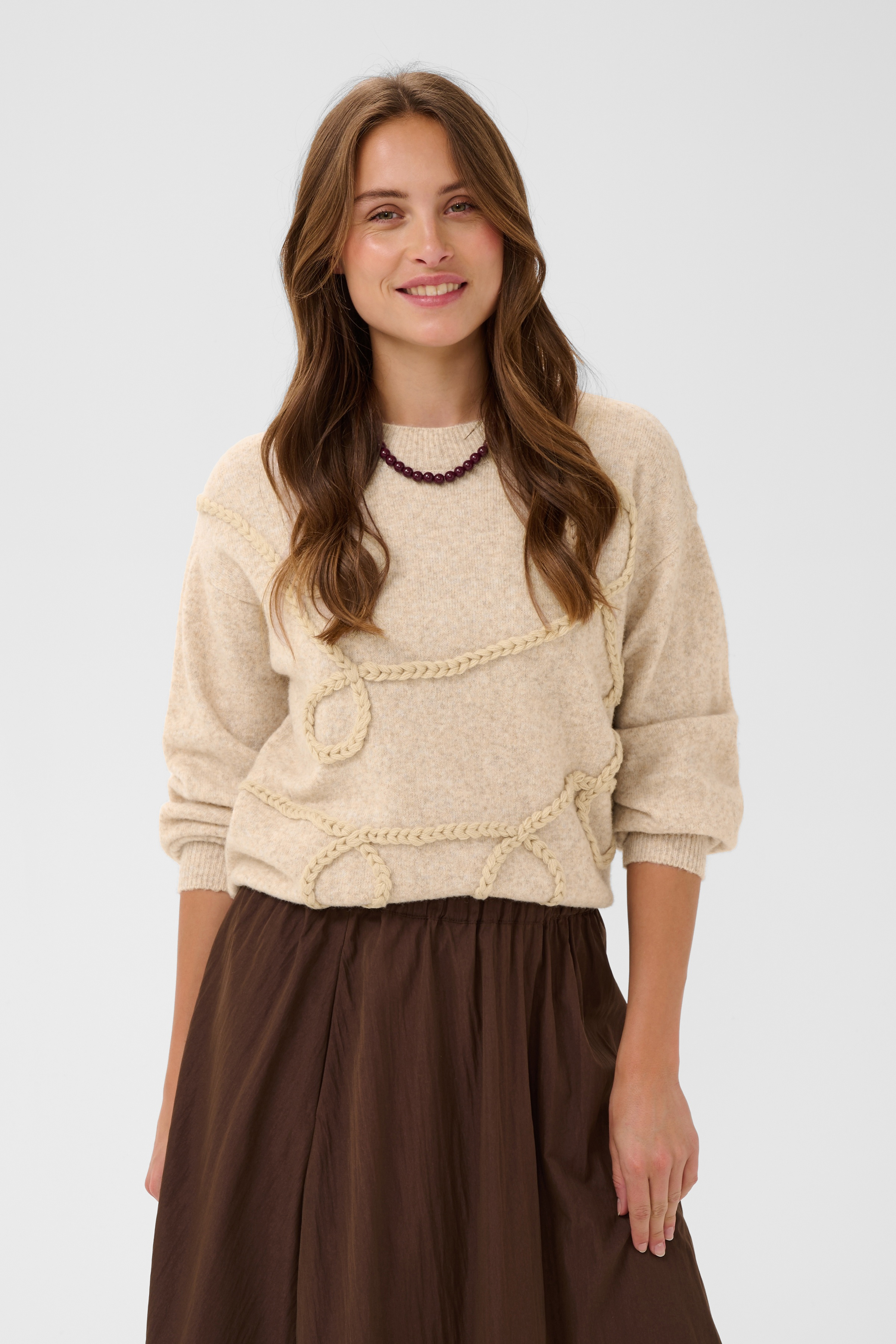 TitiaSZ Pullover Creme Melange - 6