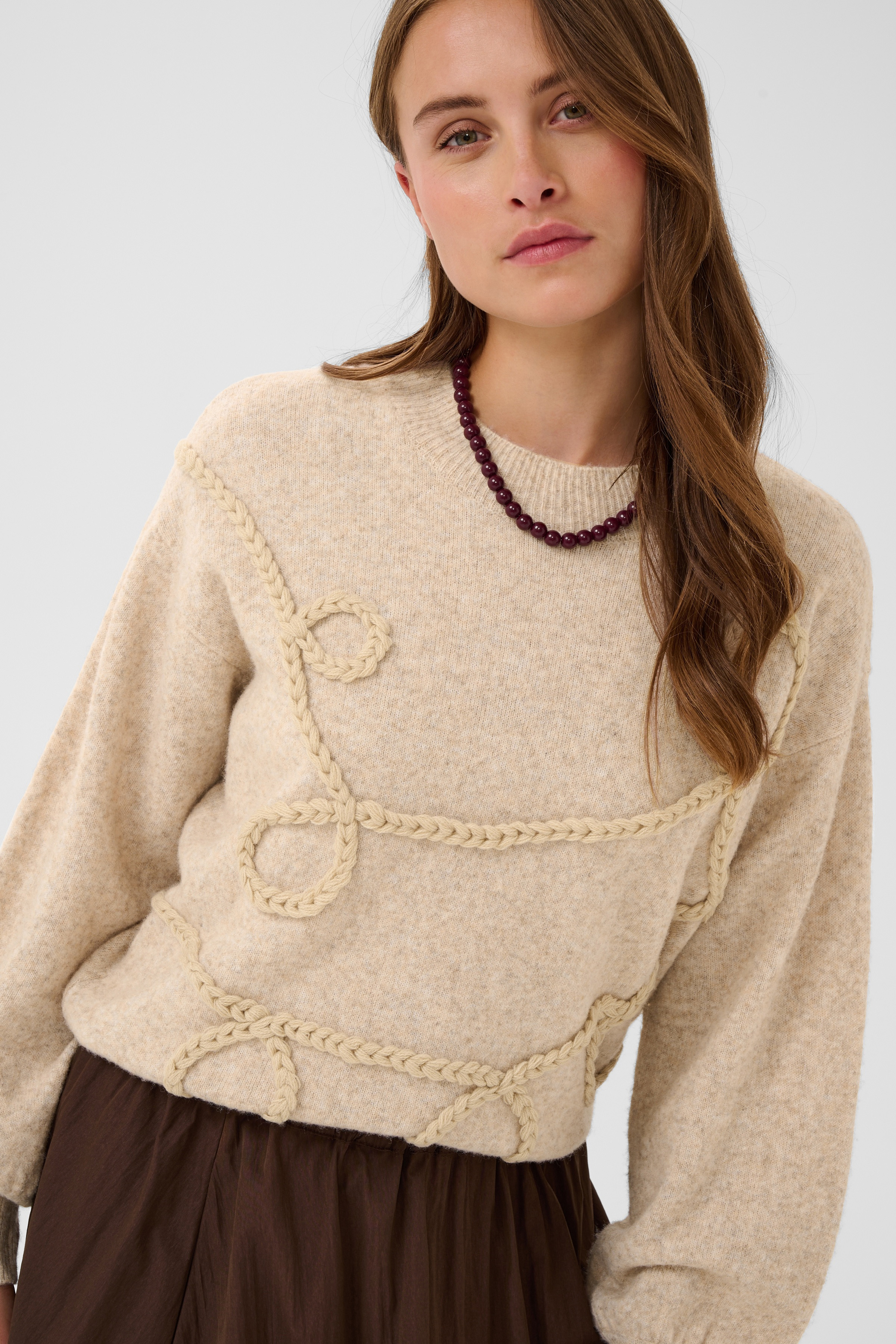 TitiaSZ Pullover Creme Melange - 3