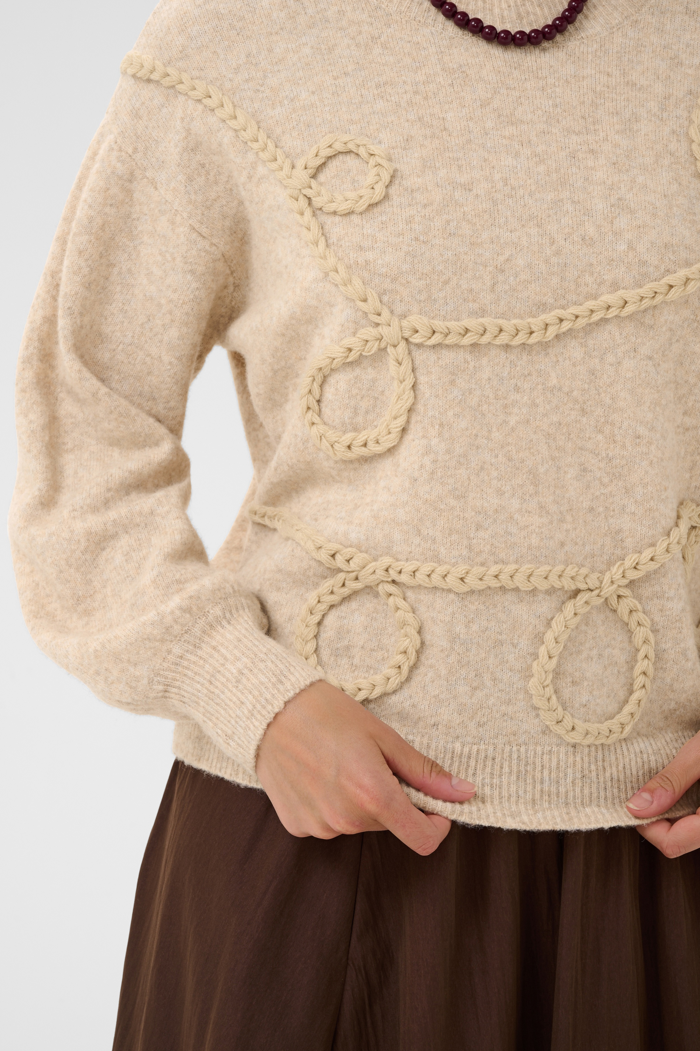 TitiaSZ Pullover Creme Melange - 4