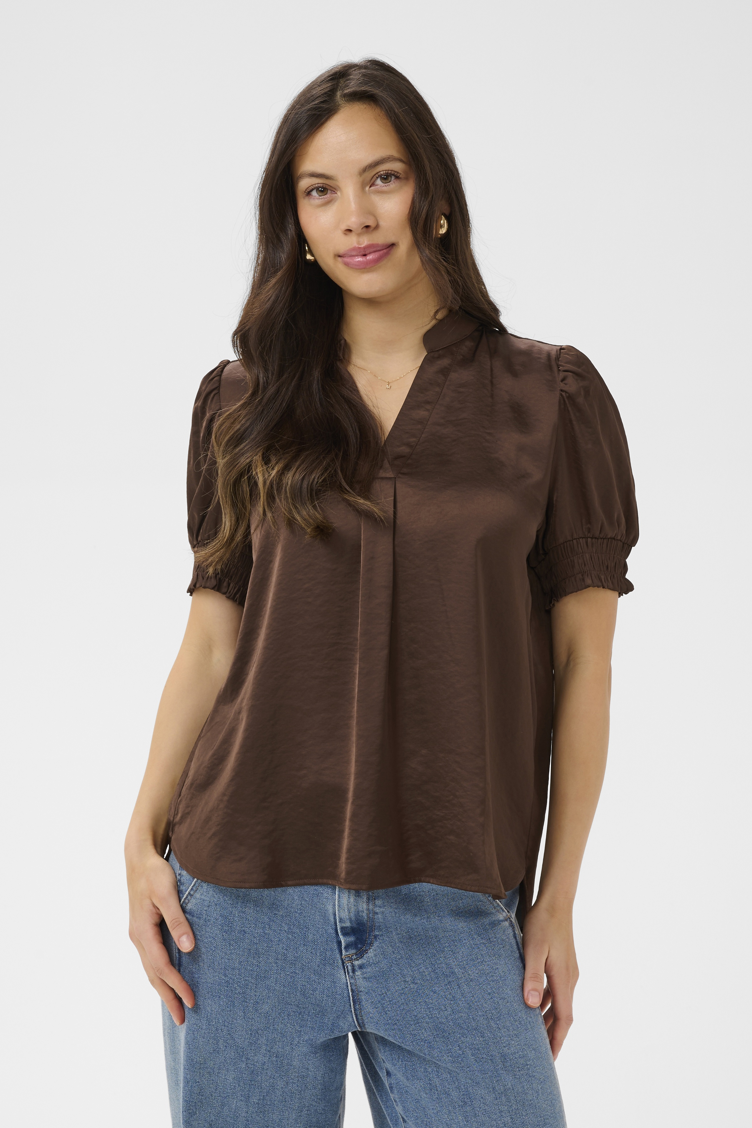 PananSZ SS Blouse Major Brown - 5
