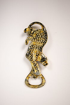 Flasköppnare leopard