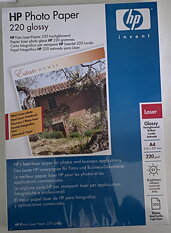 HP Laserfotopapper 220g Glossy