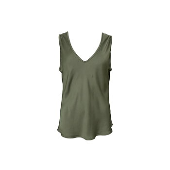 BCMABEL double v-neck top Army