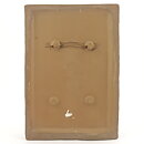 Aimo Nietosvuori (1970s) Rectangular Wall Plaque with Yellow Flower Motif 23 cm