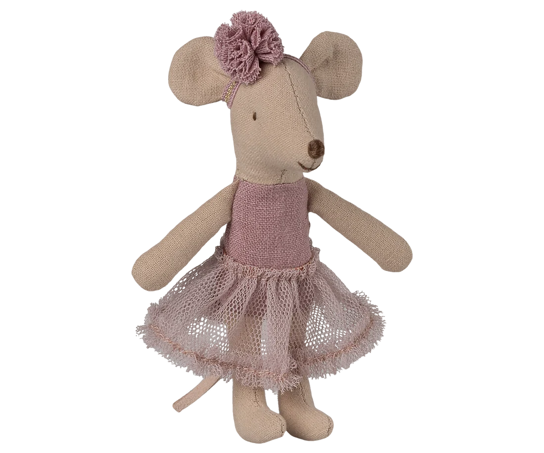 Maileg - Ballerinamus Lillasyster, ljung