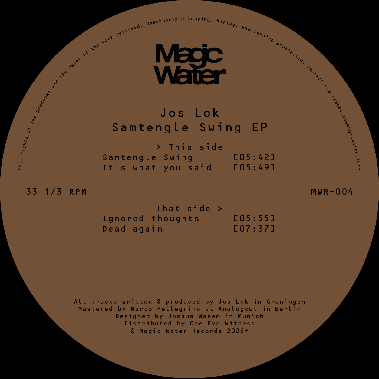 Jos Lok - Samtengle Swing EP 