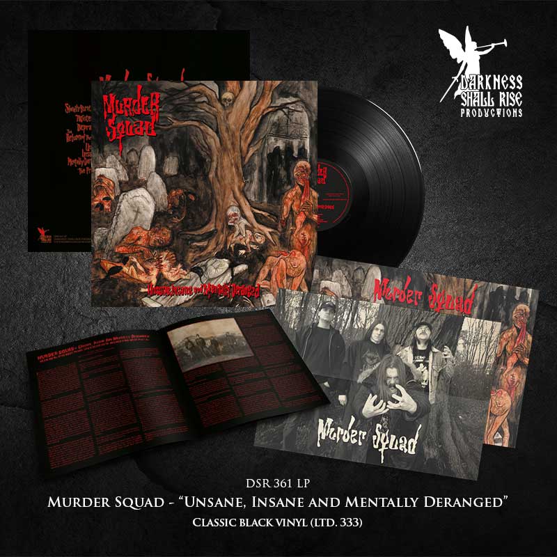 MURDER SQUAD - Unsane, Insane And Mentally Deranged LP - 2