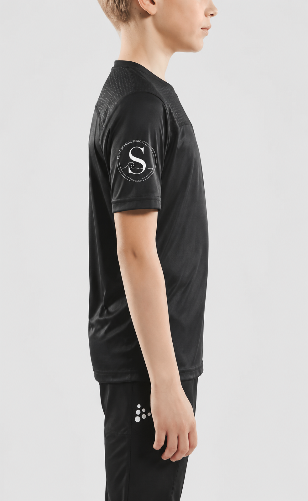 Kortärmad T-Shirt Seaside - Svart